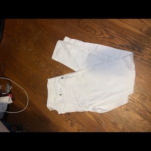 white low rise stretch jeans size large wet seal